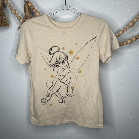 Disney Tinkerbell Tan Graphic T - Picture 1 of 3